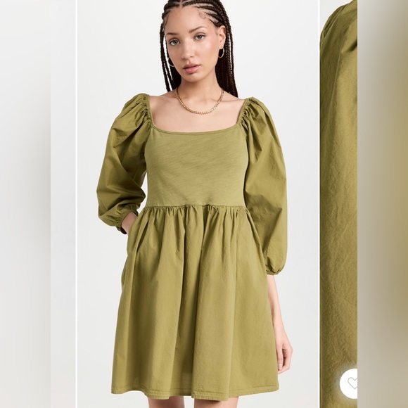 Nation LTD Babydoll Dress Small 100% cotton - Picture 3 of 9